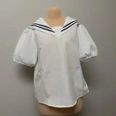 新品未使用　セーラーカラーブラウス