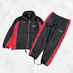 90s KARL KANI 上下 セットアップ ナイロン B系 hiphop