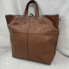 ウィークエンドマックスマーラ トートバッグ ハンドバッグ 茶色