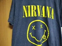 タイムセール【美品！レア】NIRVANA Tシャツ XL ネイビー