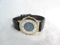 Pierre Cardin CSB 1736オパール風時計電池交換済み・動作中古