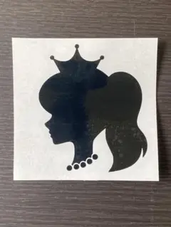 王冠プリンセス　シルエット