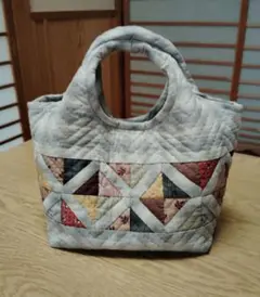 トートバッグ お出かけ パッチワーク プレゼント