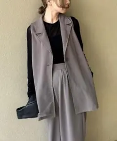 【sonさん着用】nissen ジレセットアップ L