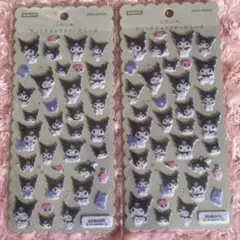 くろみちゃん 立体シール 2シートセット