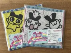 たまごっち1番くじ　E賞 あのころのハンドタオル みみっち　まめっち
