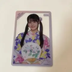乃木坂46 伊藤理々杏 購入特典　C賞　個別クリアカード　8月ver