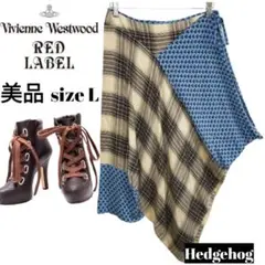 【美品】Vivienne ヴィヴィアンウエストウッド レッド 総柄 スカート L