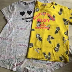 140 Tシャツ ALGY セット 半袖 夏