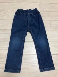 無印良品　ダークブルーデニムレギンス100