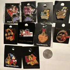 東京ディズニーランド　販売ピンバッジ10個セット　Ｇ