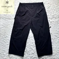 【美品】スノーピーク　25S ナイロンユーティリティーパンツ　ブラック　XL