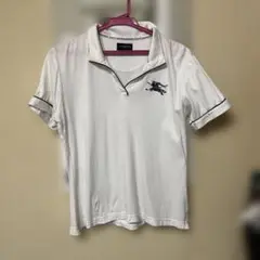 BURBERRY GOLF ポロシャツ L ホワイト
