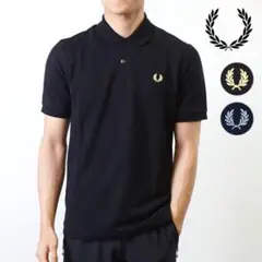 FRED PERRY ブラックポロシャツ 42 M3