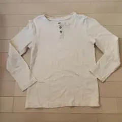H&M 長袖カットソー US 6X/7 ホワイト