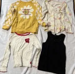 女の子 120サイズ ✿ トップスまとめ売り 4点セット 長袖・ノースリーブ