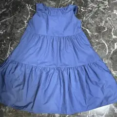 GU 未使用　ノースリーブティアードワンピース