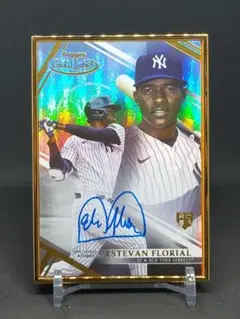 エステバン・フロリアル　直筆サインカード　Topps Gold Label