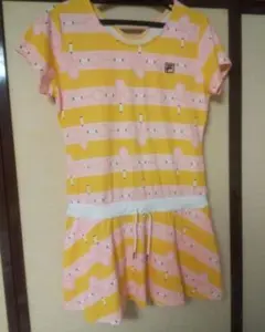 FILAラケット柄テニスワンピース ＸＬ