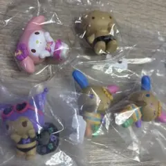 みんなでバカンスフィギュア5個セット