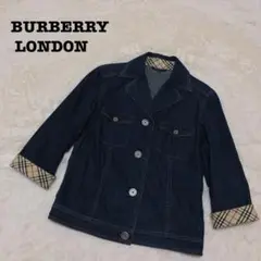 BURBERRY LONDON バーバリーノバチェック デニムジャケット