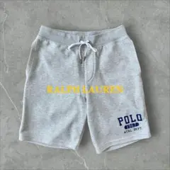 未使用に近い ラルフローレン スウェット ハーフパンツ　ショートパンツ グレー