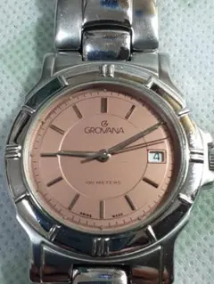 GROVANA 腕時計 クォーツ 100メートル防水