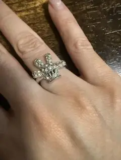 Mickey ミッキー グローブ シルバー　ディズニー リング