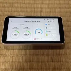 Galaxy 5G Wi-Fi SCR01 モバイルルーター　楽天モバイル対応