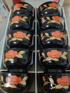漆器椀 10個セット