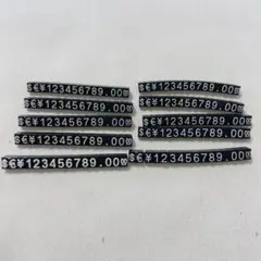 プラスチックタグキューブ10個セット プライススタンド ディスプレイ　値札