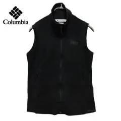 コロンビア Columbia モックタートル フリース ベスト 企業 ブラック