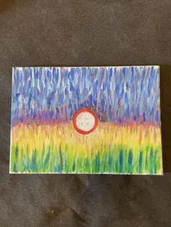 油絵 抽象的風景