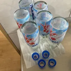 【8/9限定】空き瓶 透明ガラス 6本セット