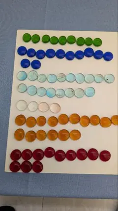 マーブルチョコレート型ガラスナギット