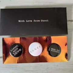 GUCCI★缶バッジ