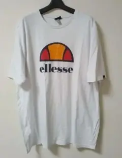 ellesse ロゴ Tシャツ ホワイト4XL