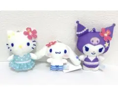 サンリオ くるっとまわして サマーチャレンジ マスコット　3点セット　新品未使用