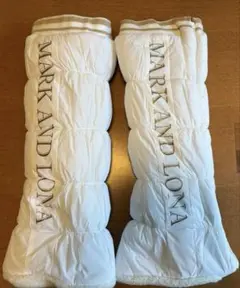 MARK&LONAマークアンドロナレッグウォーマー ボア　白