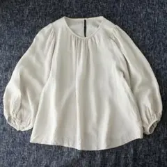 SLOBE IENA　スローブイエナ　上品ワッシャーボリュームスリーブブラウス