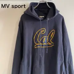 【レア】MVスポーツ パーカー カレッジ cal プルオーバー 刺繍 古着