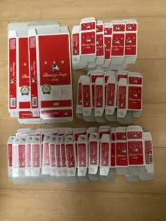 牛乳石鹸　空き箱　赤箱27個 (大2個+小25個) 夏休み工作