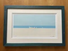 絵画　葉祥明　Seaside Children　版画　インテリア