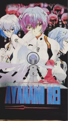 EVANGELION エヴァ 綾波レイ レア Tシャツ Мサイズ