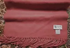 ジョンストンズ マフラーストール カシミヤ サーモンピンク 5009