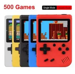 【新品】ミニゲーム機 500ゲームレトロミニ ビデオゲーム AV出力可能