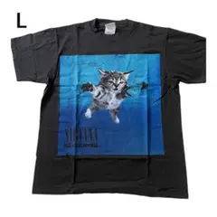 NIRVANA NEVERMIND ニルヴァーナ 子猫 パロディーTシャツ
