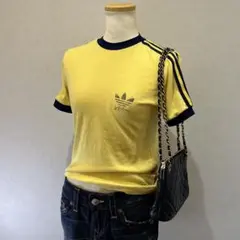 90s old adidas linger T-shirt 万国旗タグY2K