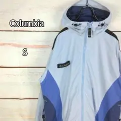 コロンビア ナイロン ジャケット ワンポイントロゴ マルチ配色 レディース S