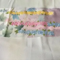 浜ちりめん　加賀友禅　訪問着解き　生地　反物　正絹　2508-62